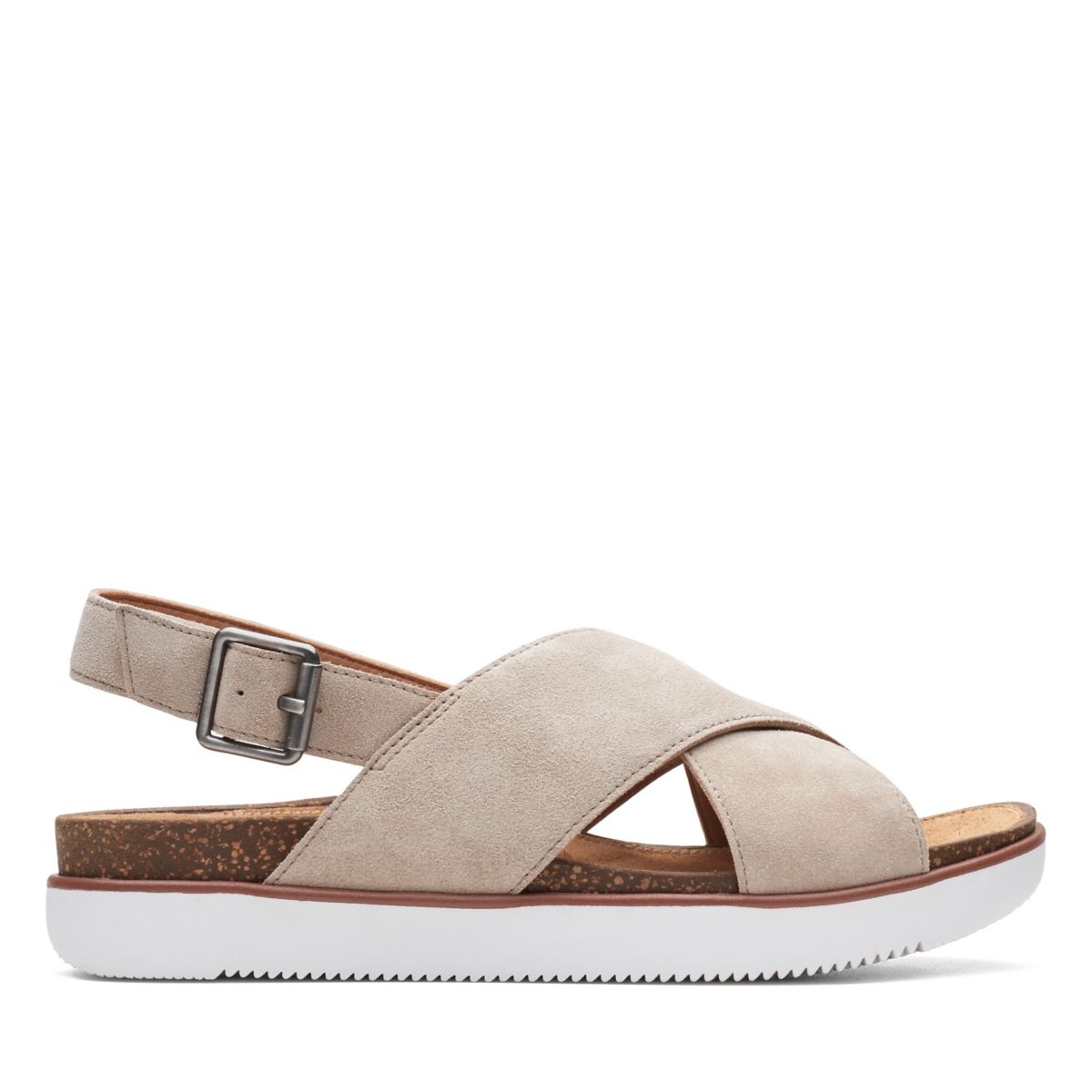 Sandalias Clarks Elayne Cross Mujer Marrones | 32642672