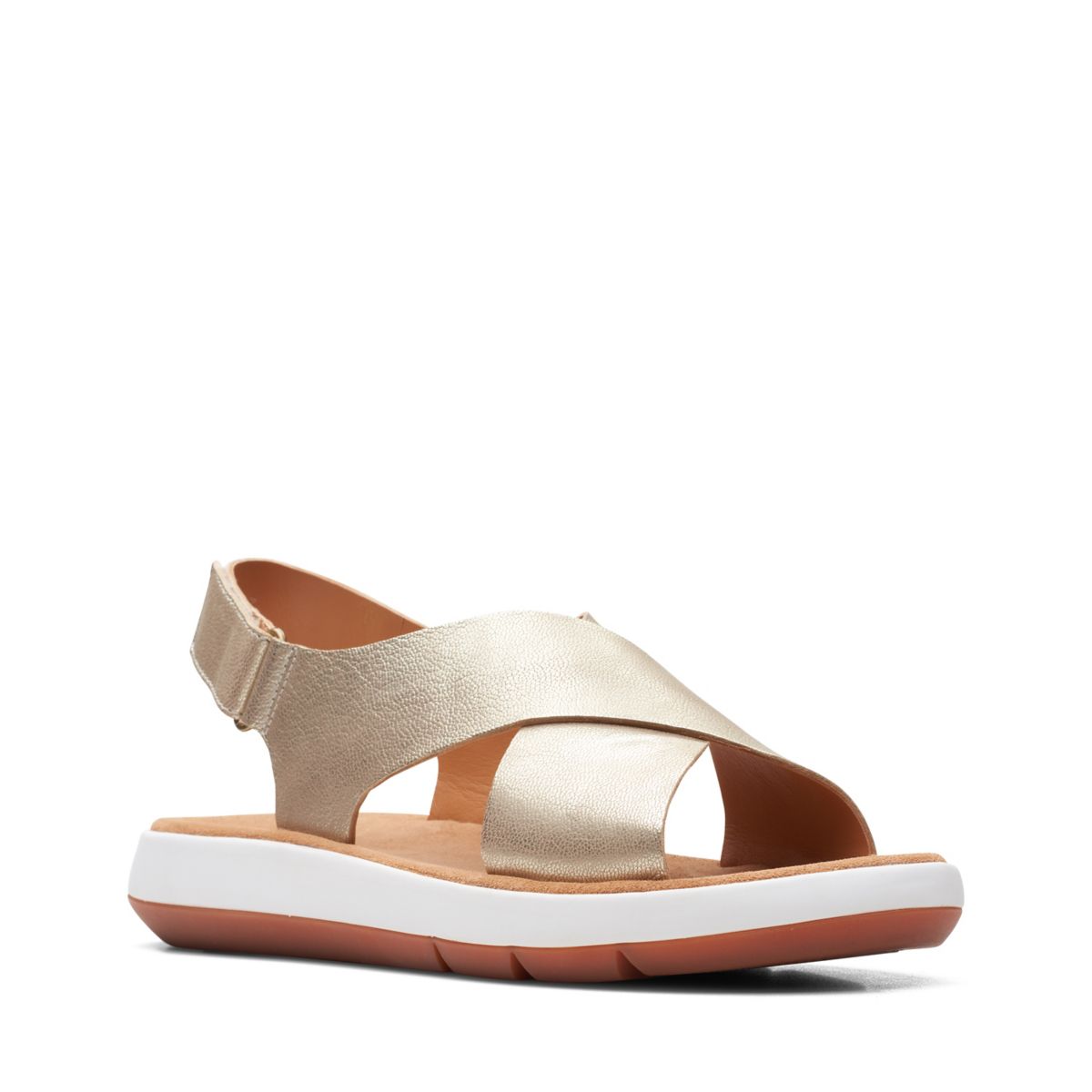 Sandalias Clarks Jemsa Cross Mujer Doradas | 81011713