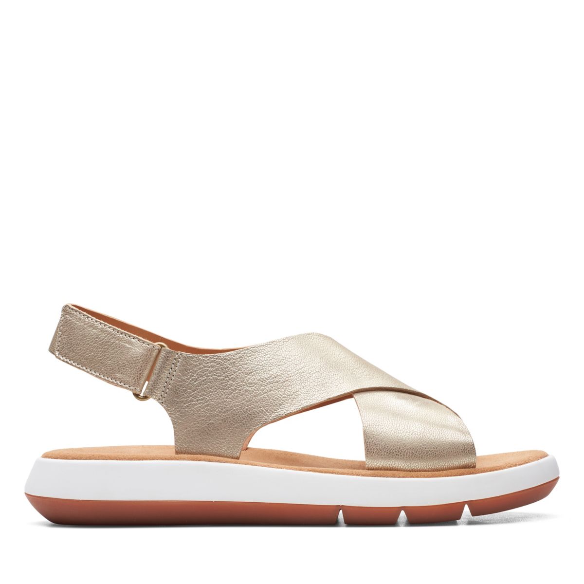 Sandalias Clarks Jemsa Cross Mujer Doradas | 81011713