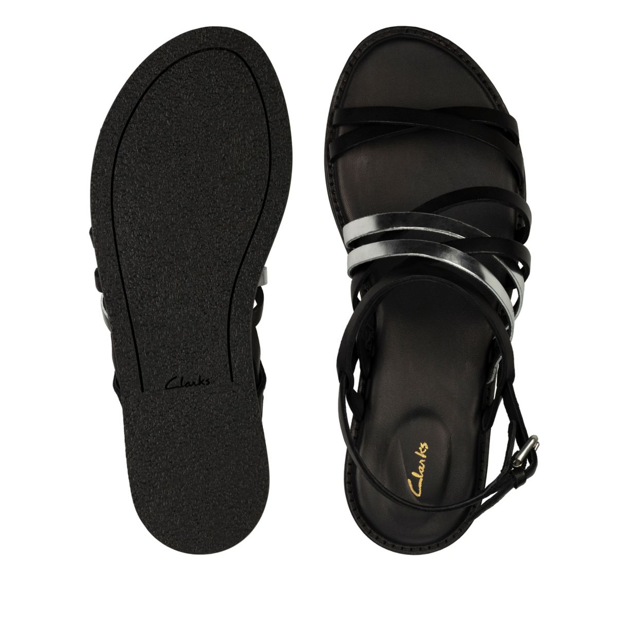 Sandalias Clarks Karsea Ankle Mujer Negras | 82470073