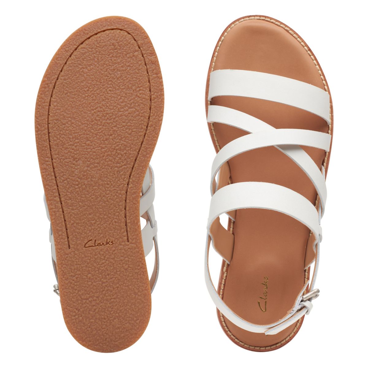 Sandalias Clarks Karsea Sun Mujer Blancas | 6927850