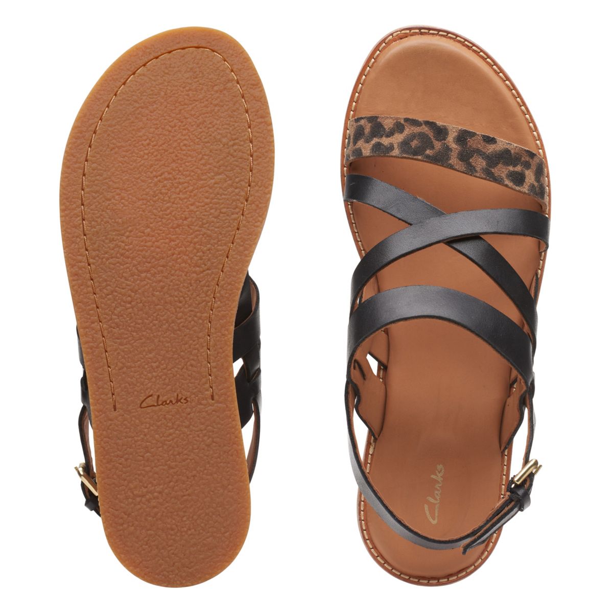 Sandalias Clarks Karsea Sun Mujer Leopardo | 59520591