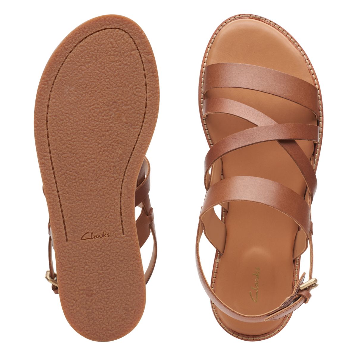 Sandalias Clarks Karsea Sun Mujer Marrones | 52069868