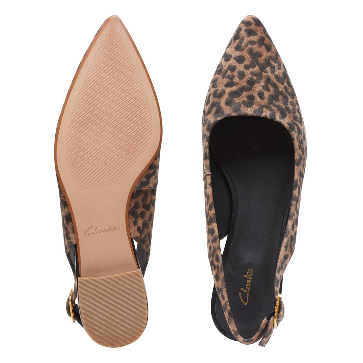 Sandalias Clarks Laina 15 Sling Mujer Leopardo | 29841841