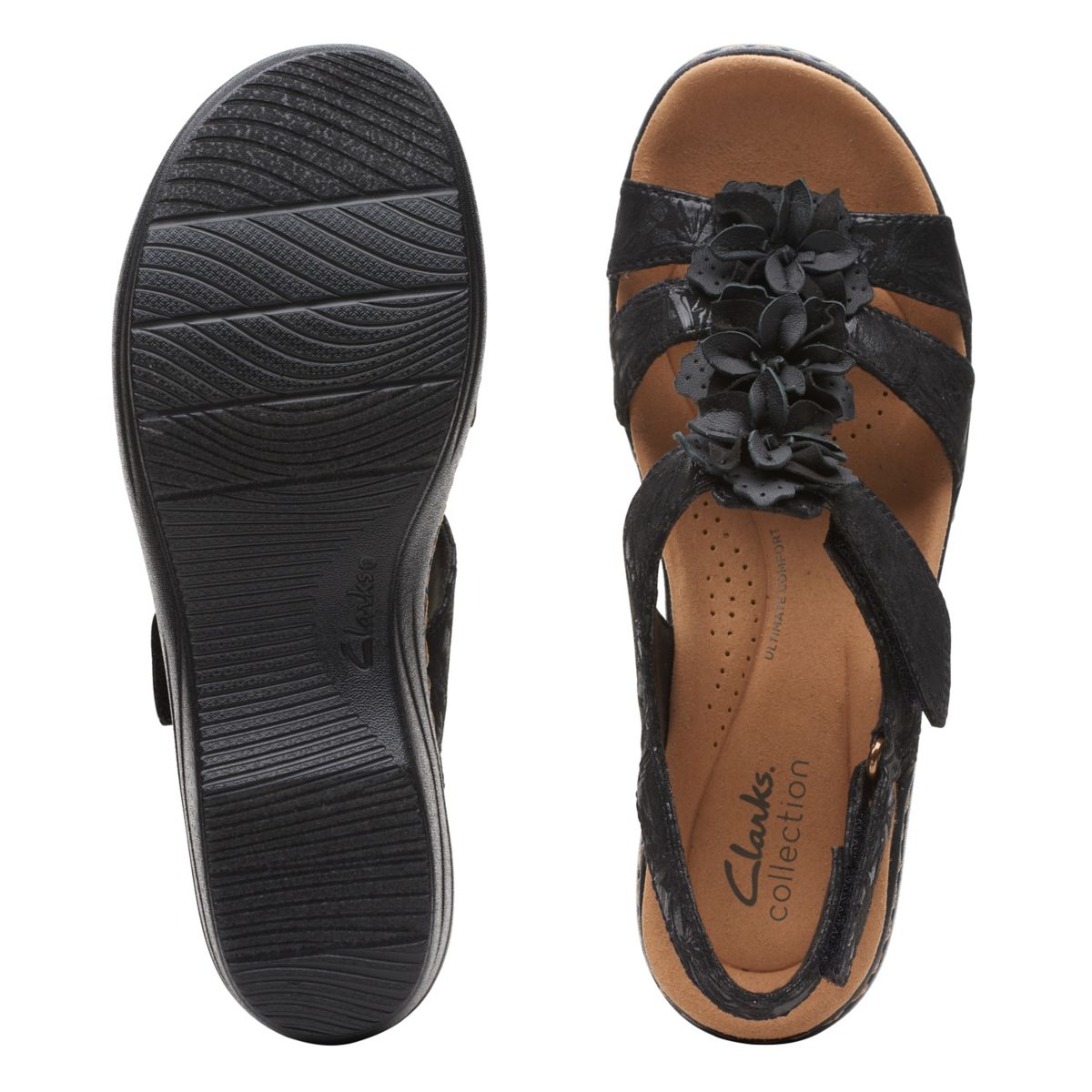 Sandalias Clarks Merliah Sheryl Mujer Negras | 60753932