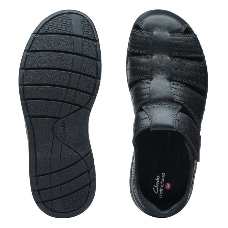 Sandalias Clarks Nature Limit Hombre Negras | 56308032