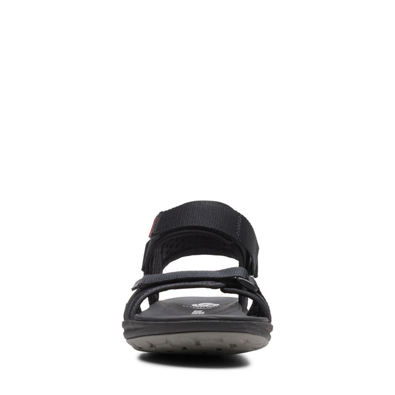 Sandalias Clarks Step Beat Sun Hombre Negras | 80338331