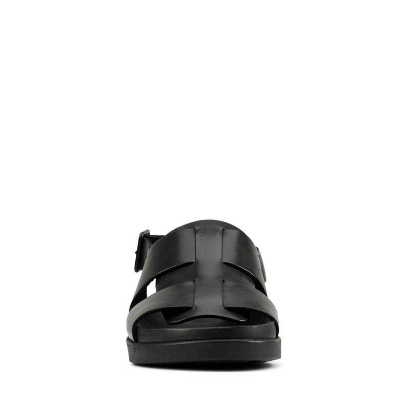 Sandalias Clarks Sunder Correa Hombre Negras | 38361949