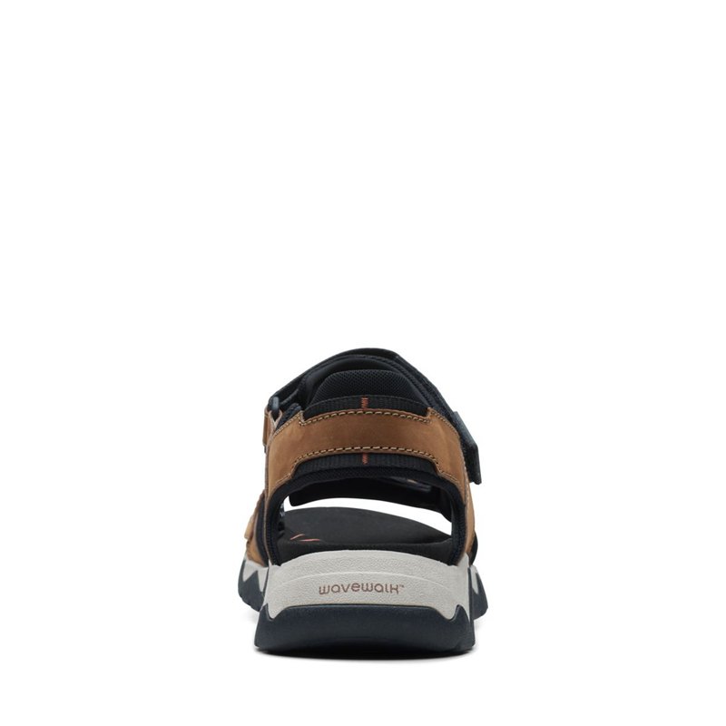 Sandalias Clarks Wave 2.0 Jump Hombre Marrones | 46531077