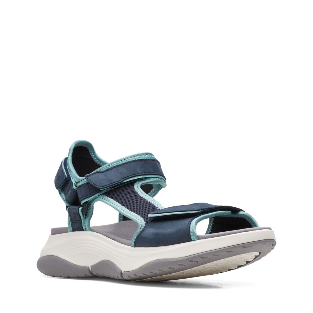 Sandalias Clarks Wave 2.0 Skip Mujer Azul Marino | 96017954