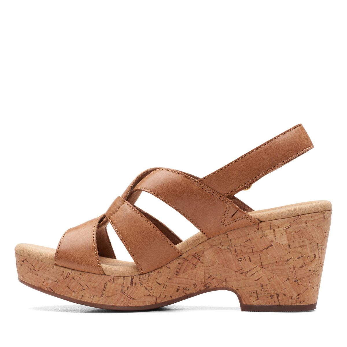 Sandalias Cuña Clarks Giselle Beach Mujer Marrones | 95328261