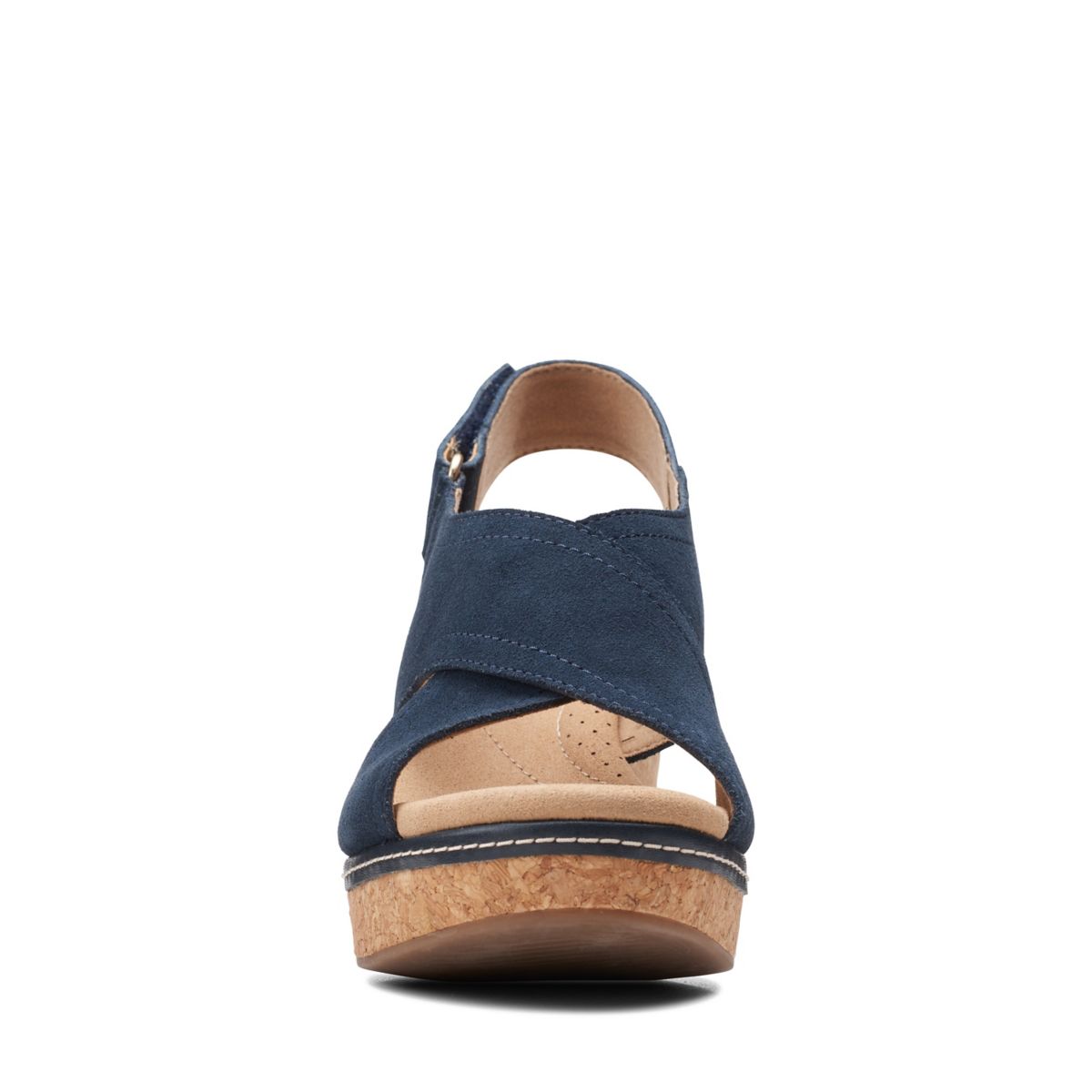 Sandalias Cuña Clarks Giselle Cove Mujer Azul Marino | 82502731