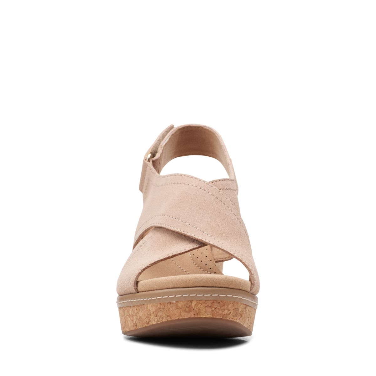 Sandalias Cuña Clarks Giselle Cove Mujer Marrones | 97723697