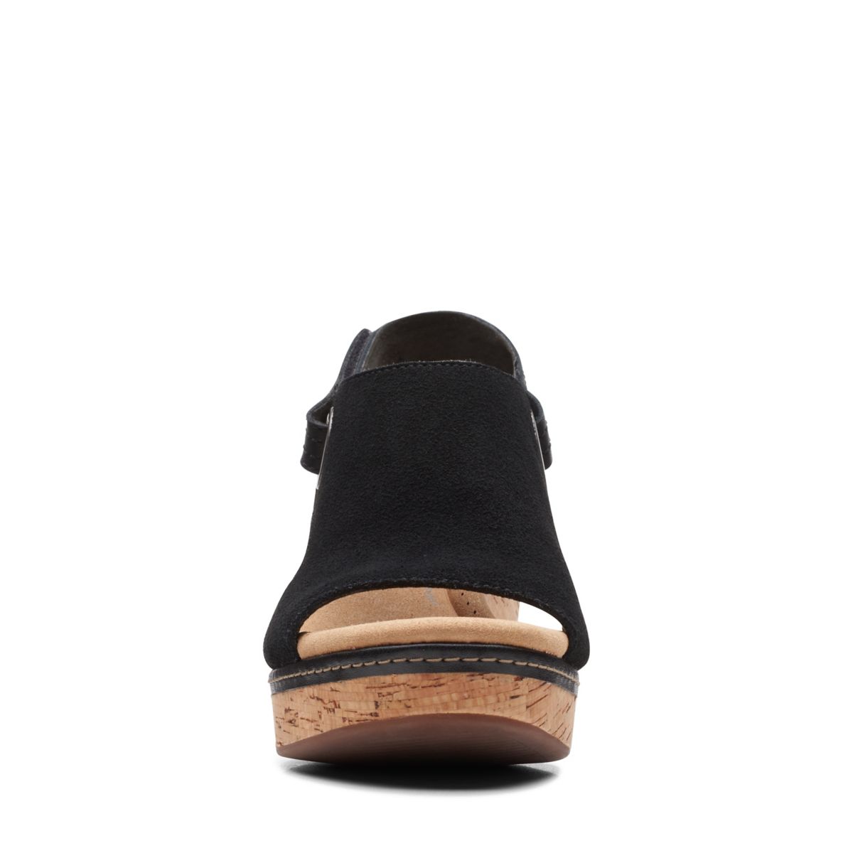 Sandalias Cuña Clarks Giselle Sea Mujer Negras | 99539021