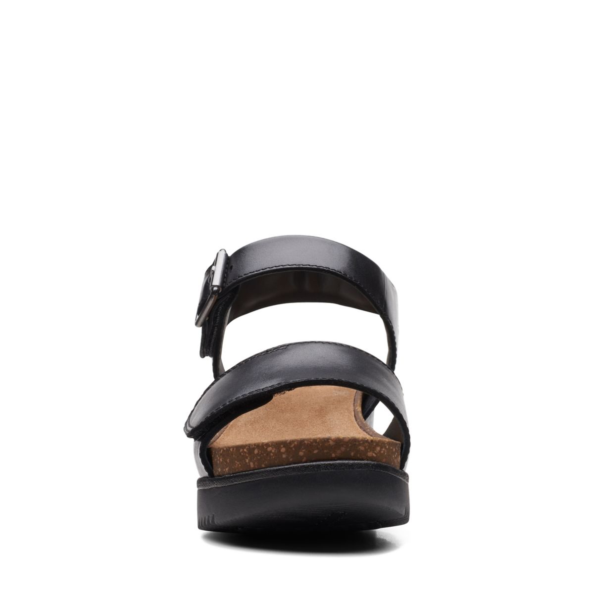 Sandalias Cuña Clarks Lizby Correa Mujer Negras | 66537152