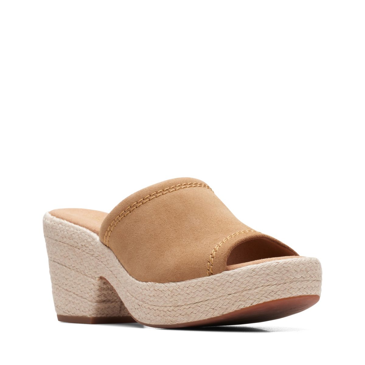 Sandalias Cuña Clarks Maritsa 70 Mujer Marrones Claro | 9578510