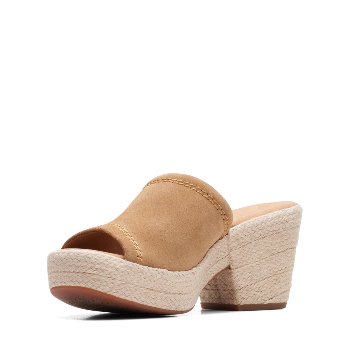 Sandalias Cuña Clarks Maritsa 70 Mujer Marrones Claro | 9578510