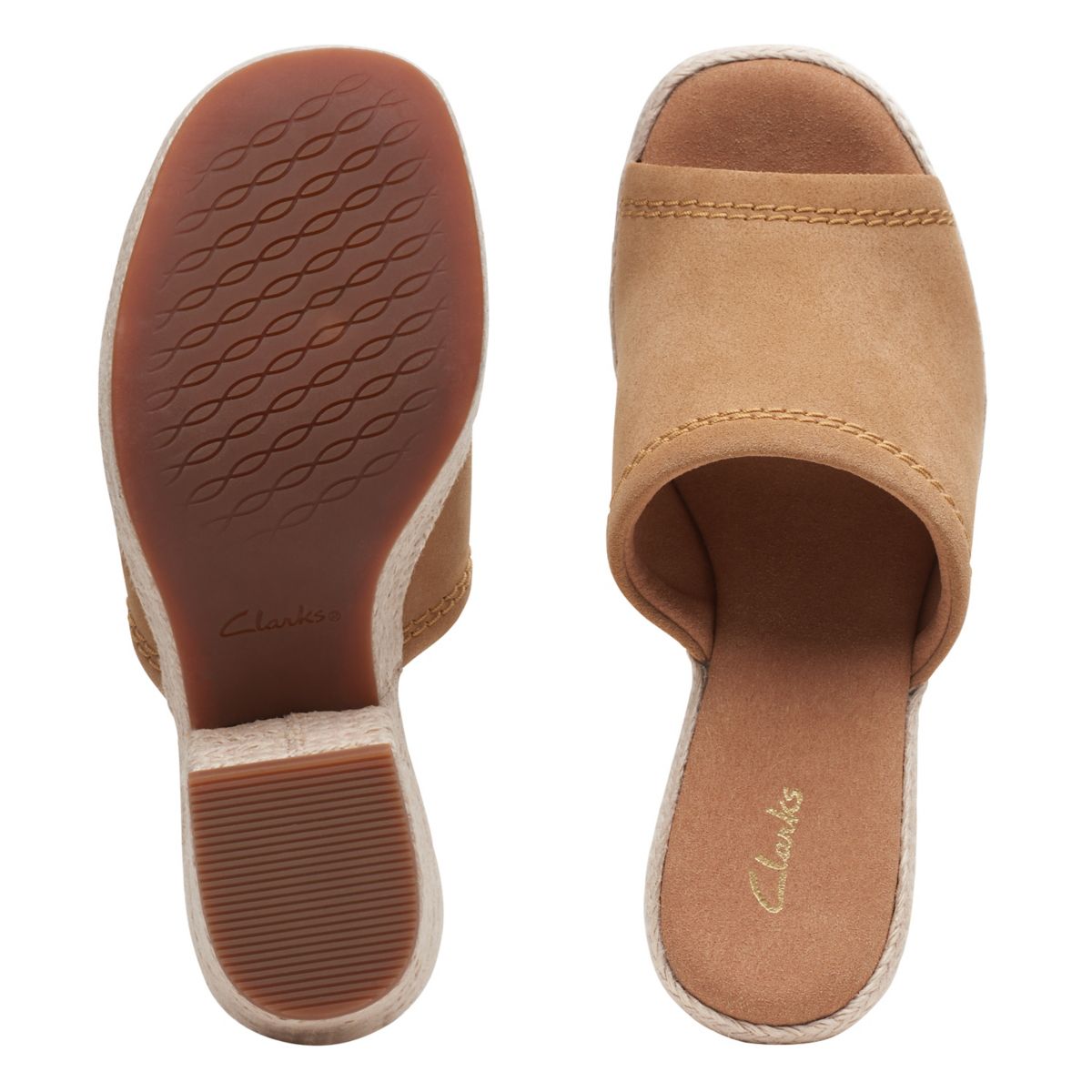 Sandalias Cuña Clarks Maritsa 70 Mujer Marrones Claro | 9578510