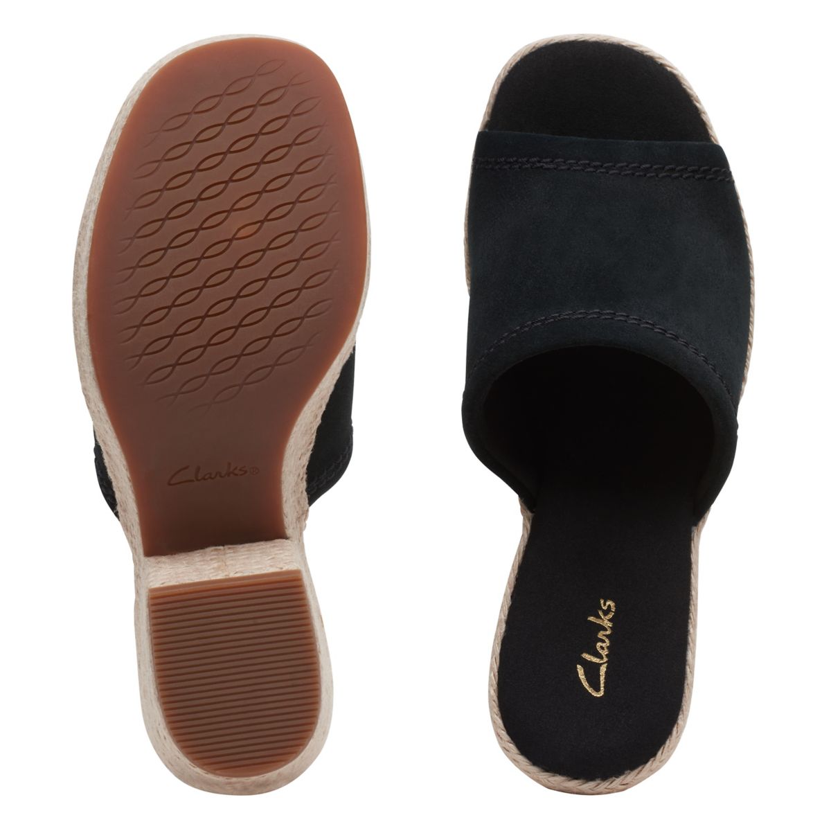 Sandalias Cuña Clarks Maritsa 70 Mujer Negras | 89050300