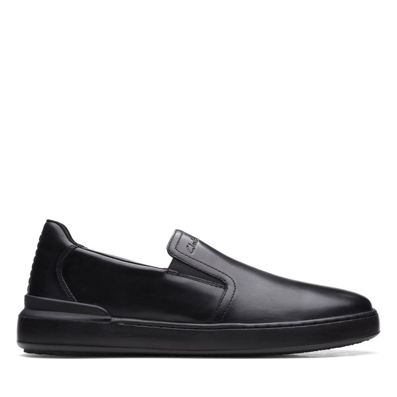 Slip On Clarks Court Lite Slip Hombre Negras | 81188061