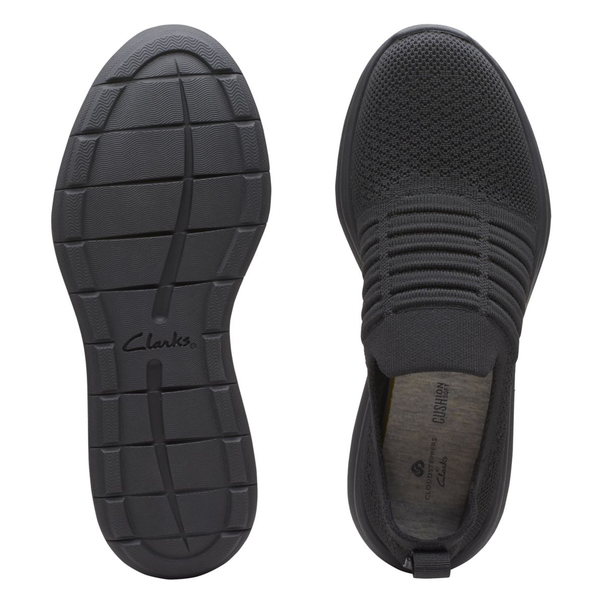 Slip On Clarks Ezera Walk Mujer Negras | 64884599