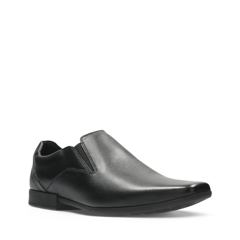 Slip On Clarks Glement Slip Hombre Negras | 76547083