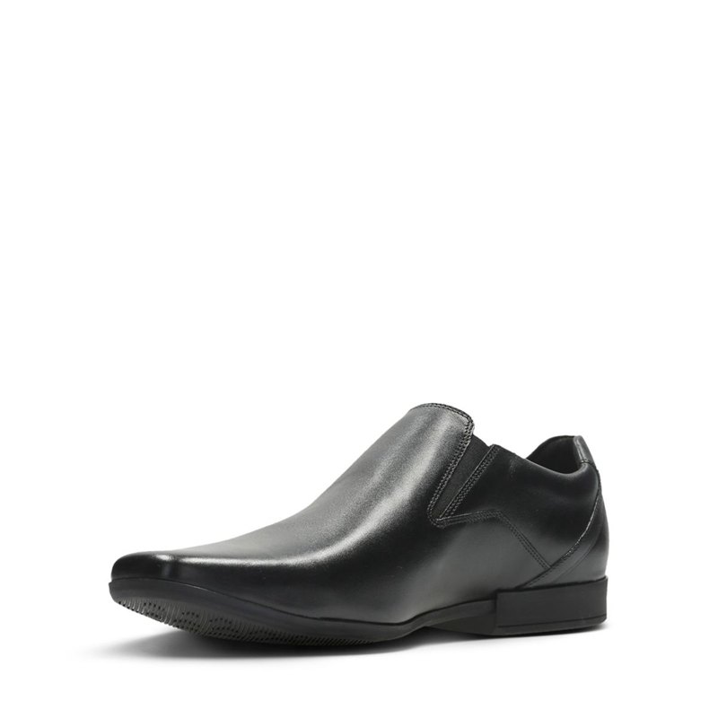 Slip On Clarks Glement Slip Hombre Negras | 76547083