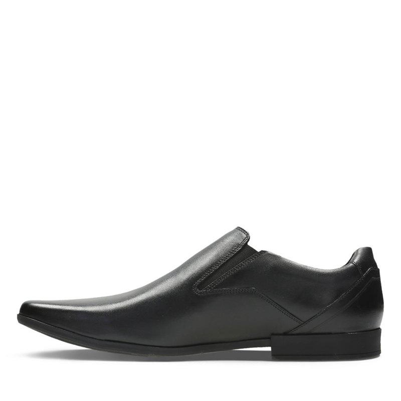 Slip On Clarks Glement Slip Hombre Negras | 76547083