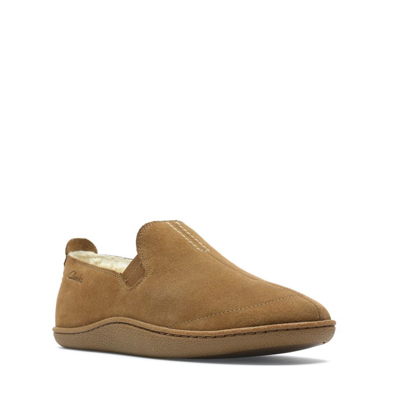 Slip On Clarks Home Mocc Hombre Marrones | 33589179