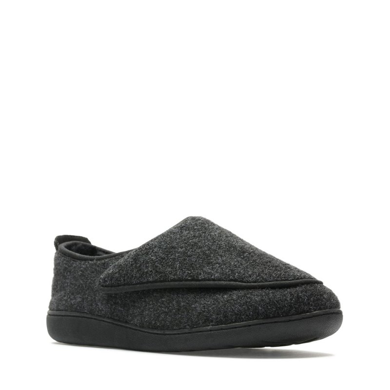 Slip On Clarks King Riptape Hombre Gris Oscuro | 76638280