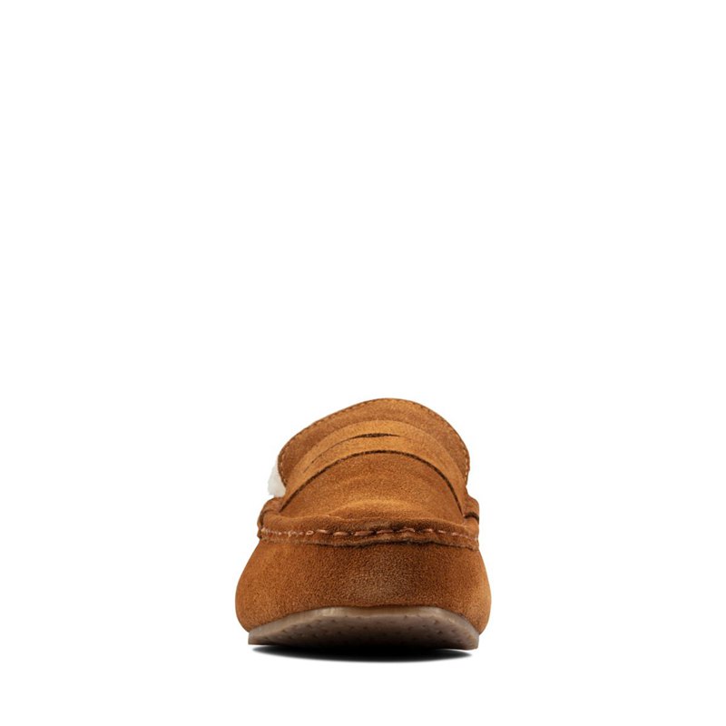 Slip On Clarks Kite Warm Hombre Marrones Oscuro | 62018257