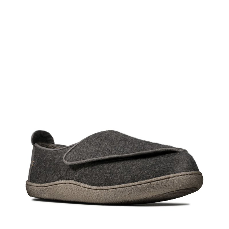 Slip On Clarks Relaxed Charm Hombre Gris Oscuro | 56137793