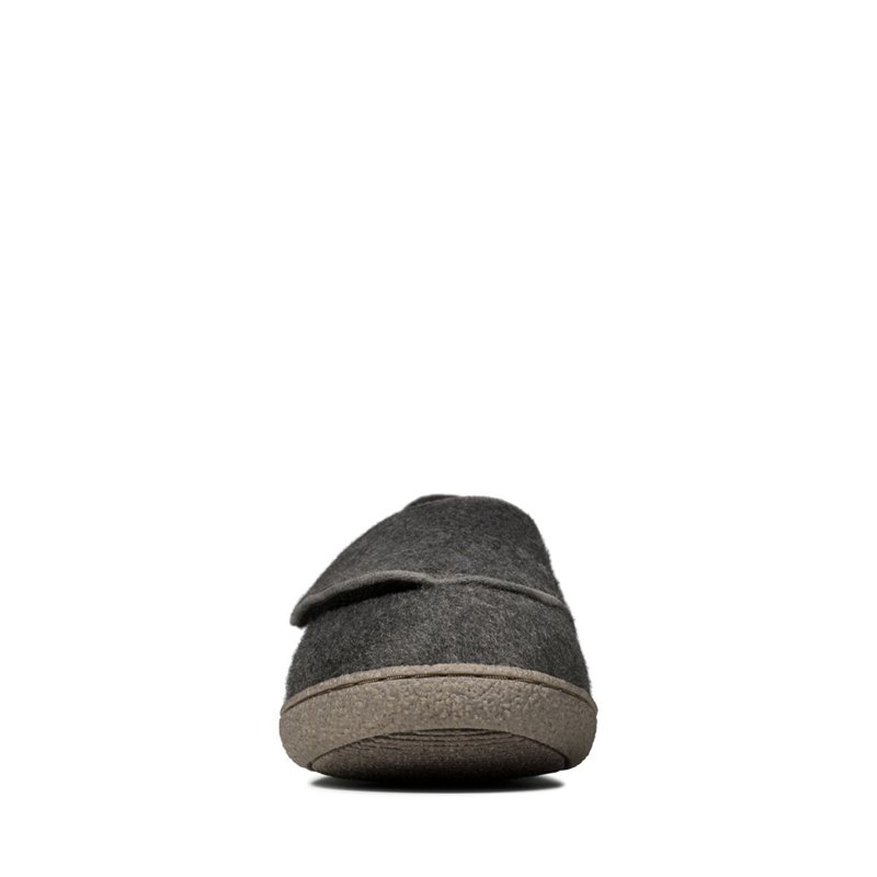 Slip On Clarks Relaxed Charm Hombre Gris Oscuro | 56137793