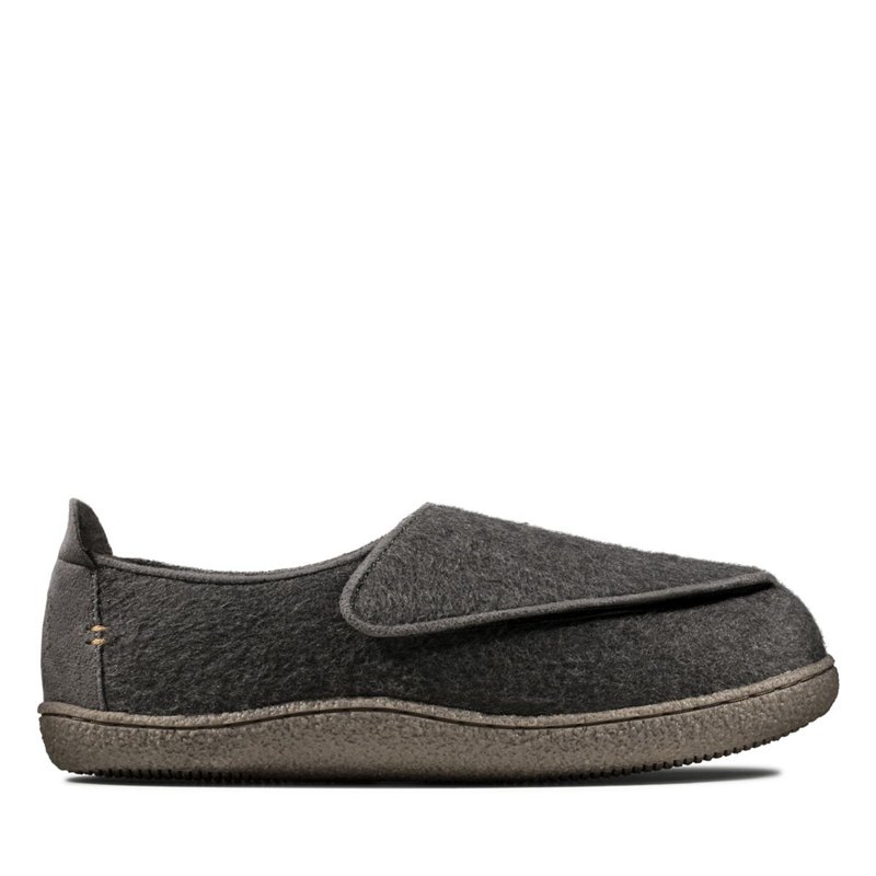 Slip On Clarks Relaxed Charm Hombre Gris Oscuro | 56137793