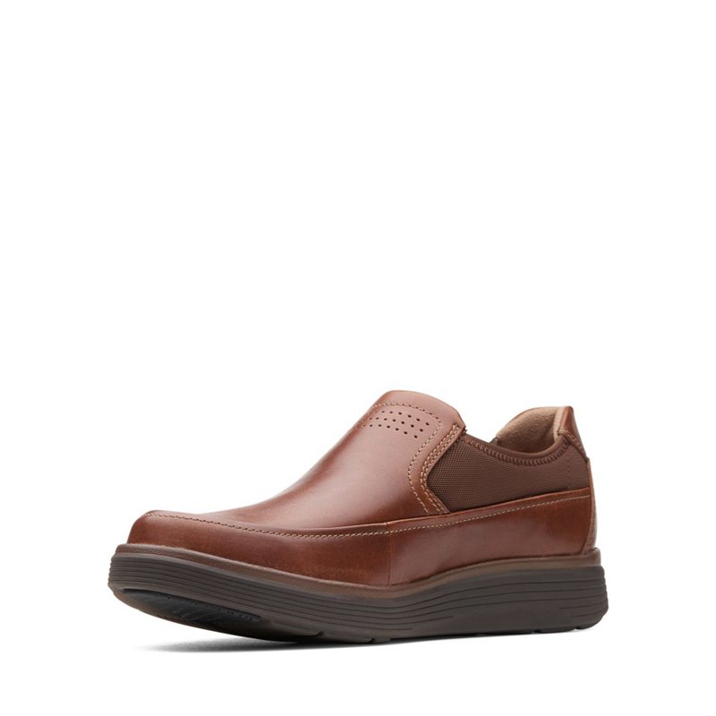 Slip On Clarks Un Abode Go Hombre Marrones Oscuro | 47738502