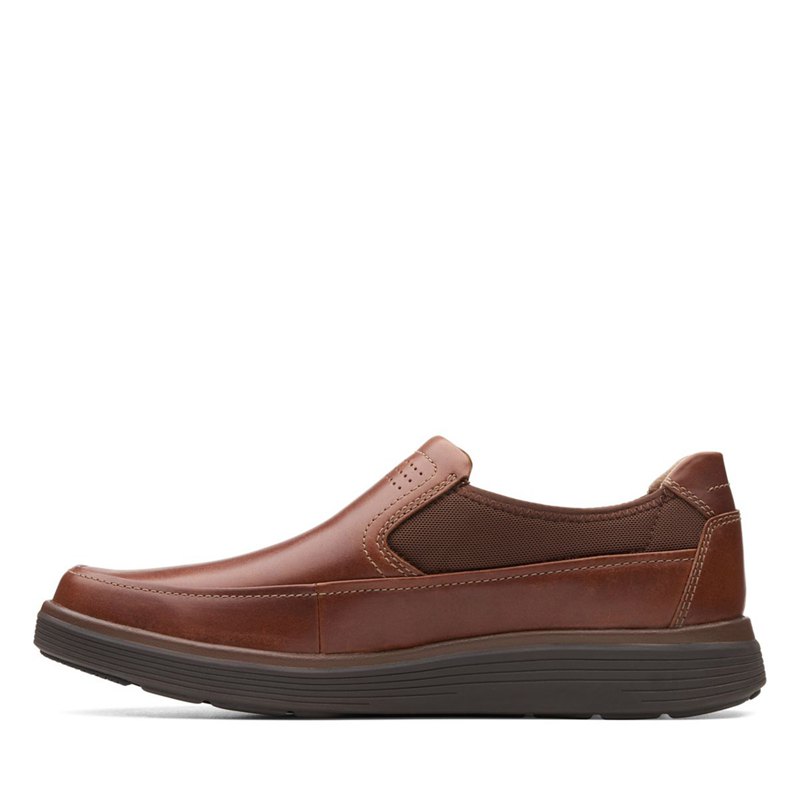 Slip On Clarks Un Abode Go Hombre Marrones Oscuro | 47738502