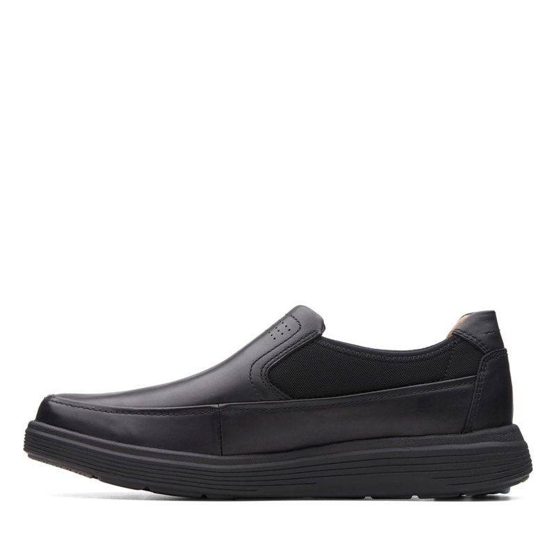 Slip On Clarks Un Abode Go Hombre Negras | 13569367