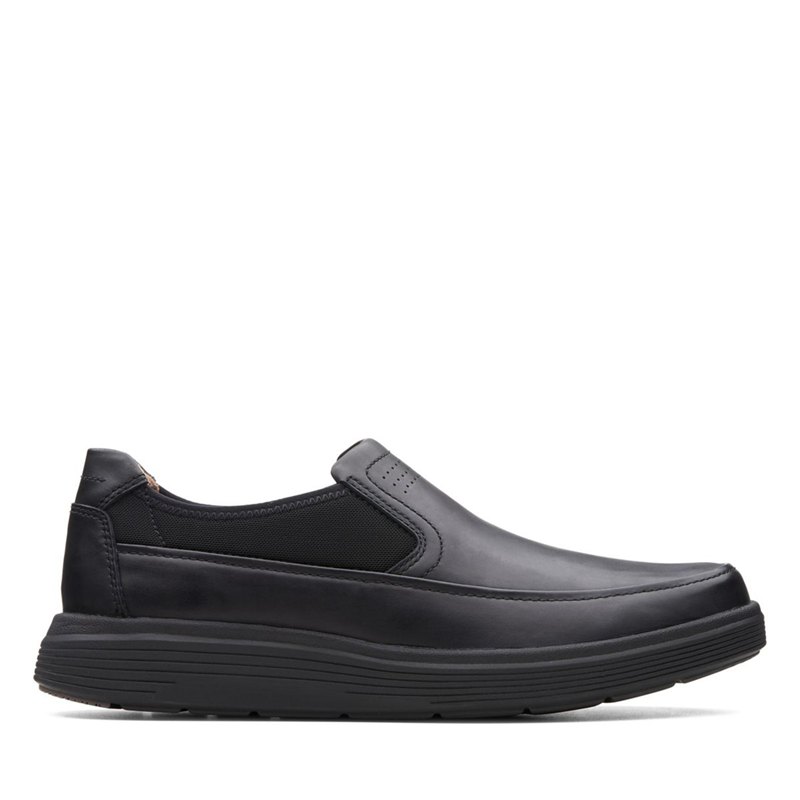 Slip On Clarks Un Abode Go Hombre Negras | 13569367