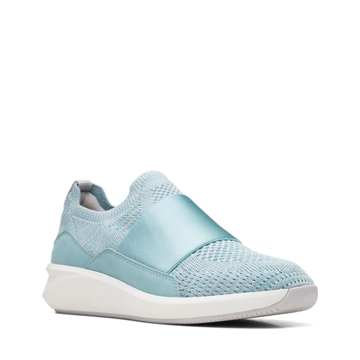 Slip On Clarks Un Rio Knit Mujer Turquesa | 25249939