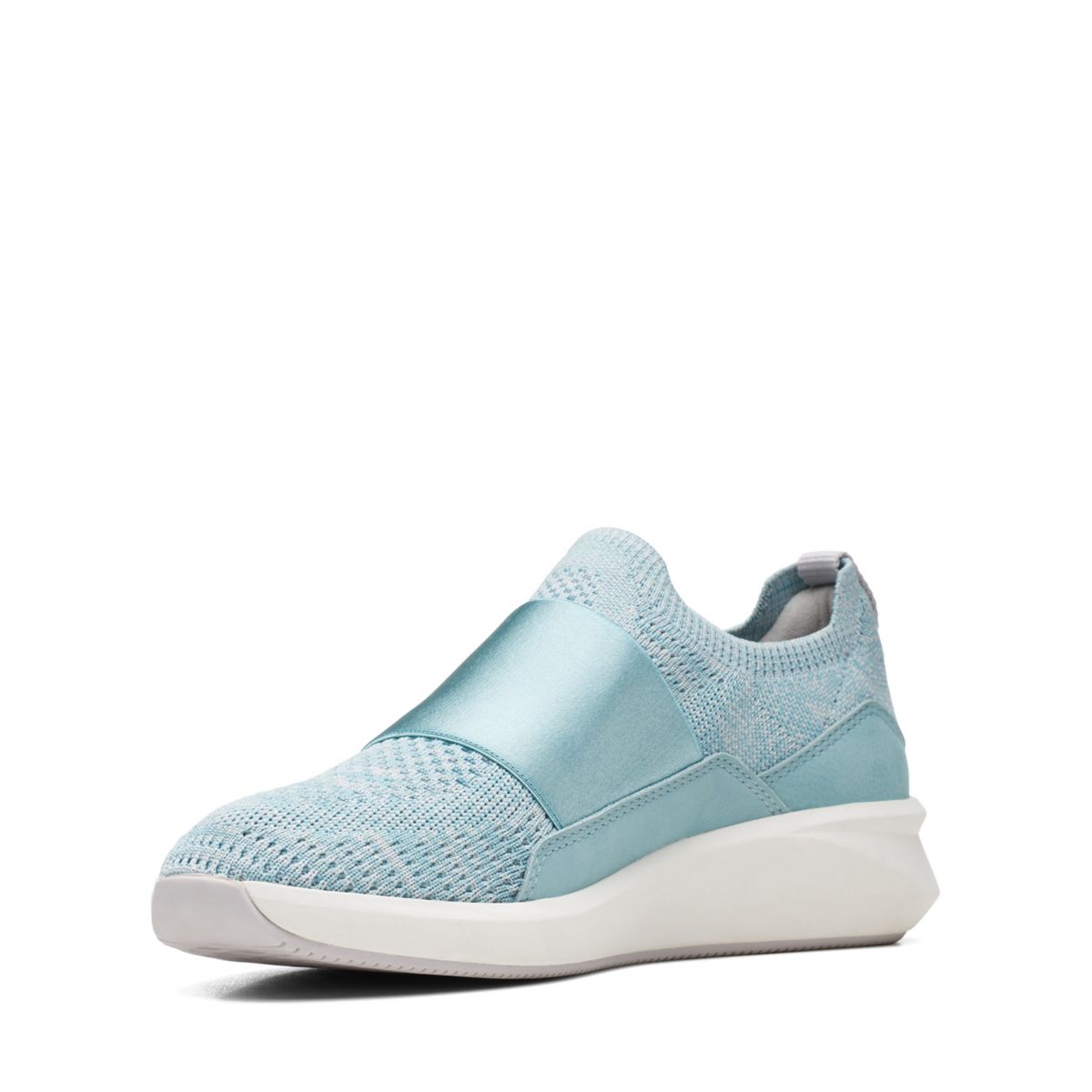 Slip On Clarks Un Rio Knit Mujer Turquesa | 25249939