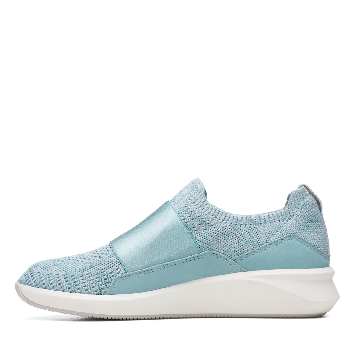 Slip On Clarks Un Rio Knit Mujer Turquesa | 25249939