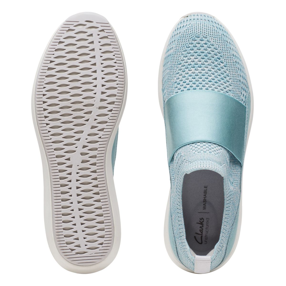 Slip On Clarks Un Rio Knit Mujer Turquesa | 25249939