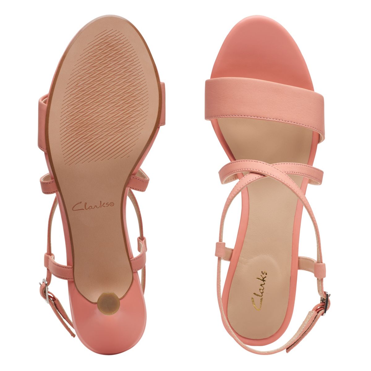 Tacones Clarks Amali Hebilla Mujer Coral | 5638797