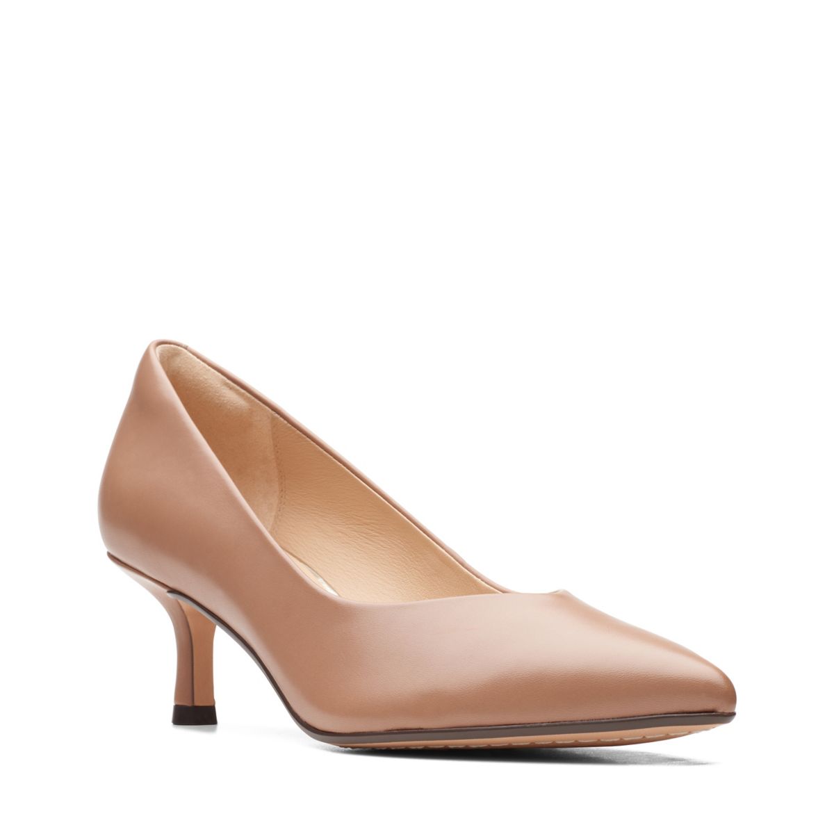 Tacones Clarks Violet 55 Court Mujer Beige | 98158929