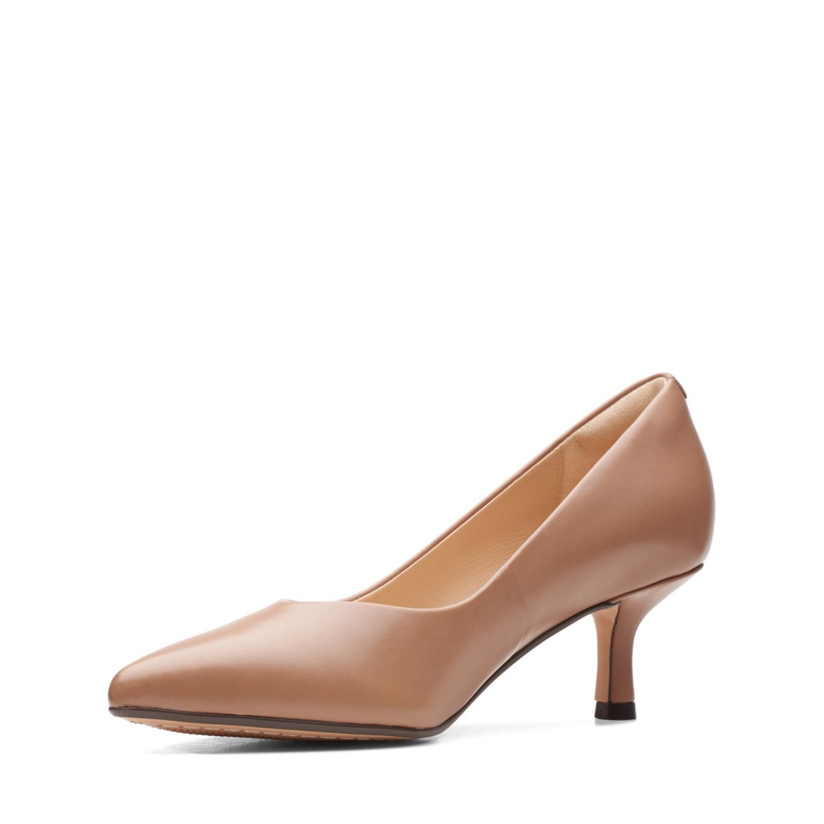 Tacones Clarks Violet 55 Court Mujer Beige | 98158929