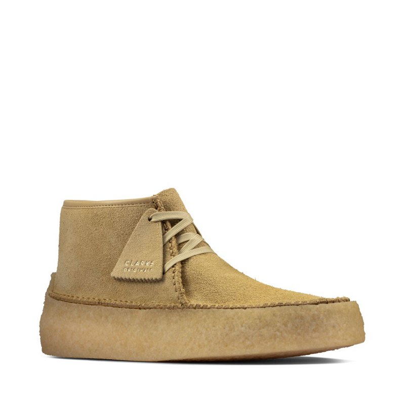 Wallabee Clarks Caravan Hombre Kaki | 53901134