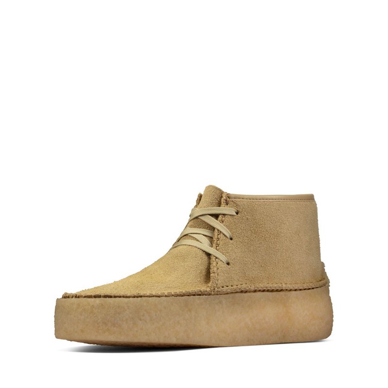 Wallabee Clarks Caravan Hombre Kaki | 53901134