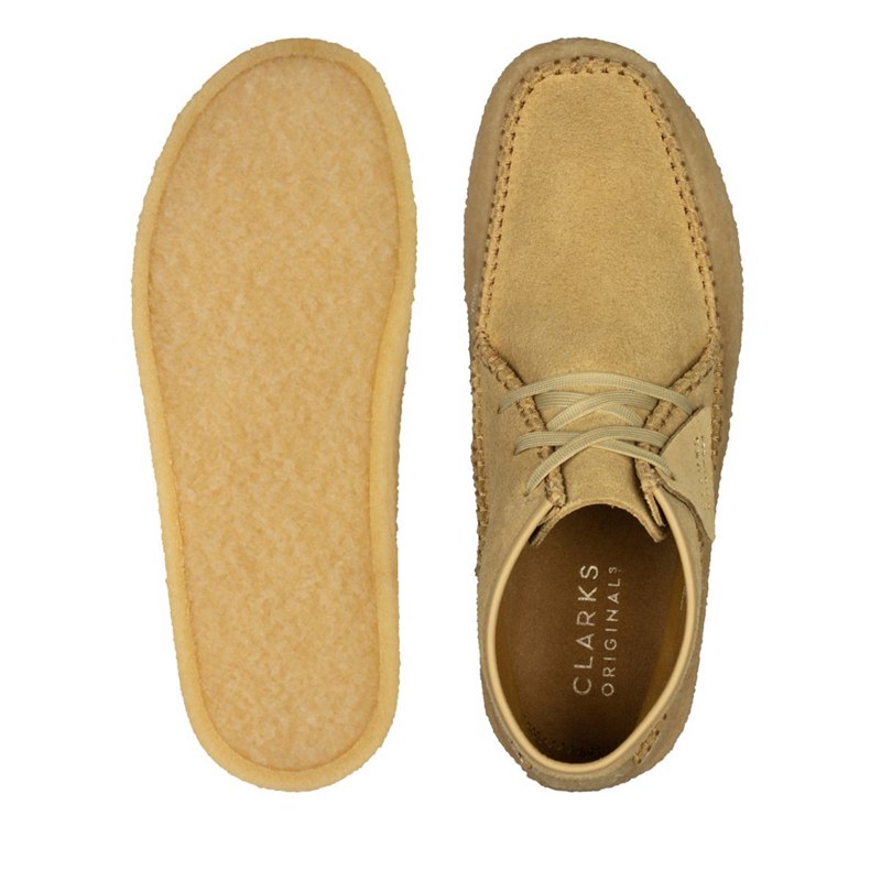 Wallabee Clarks Caravan Hombre Kaki | 53901134