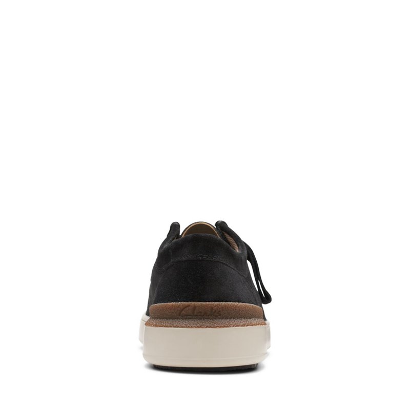 Wallabee Clarks Court Lite wally Hombre Negras | 23435380