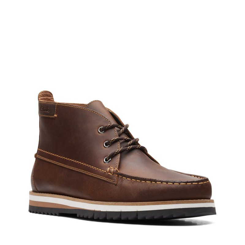 Wallabee Clarks Durston Mid Hombre Marrones | 67300258